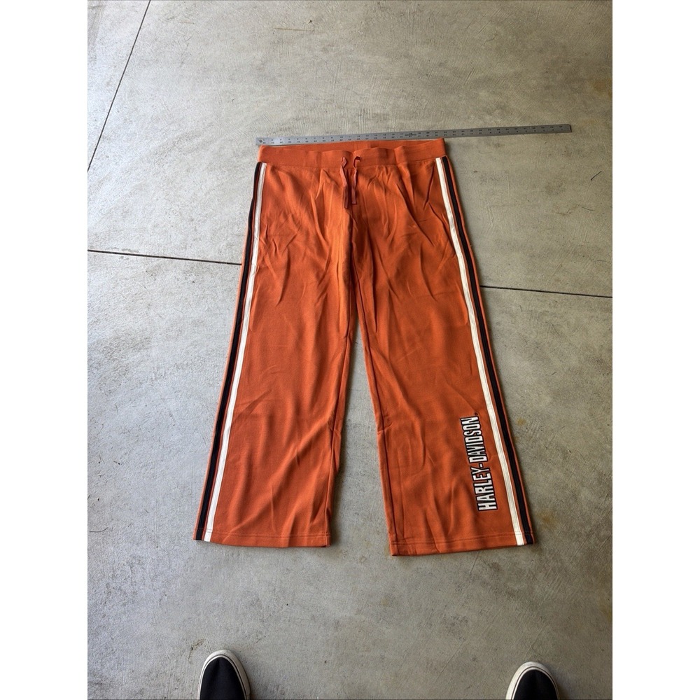 Harley Davidson Women's Orange 2xl Sweatpants